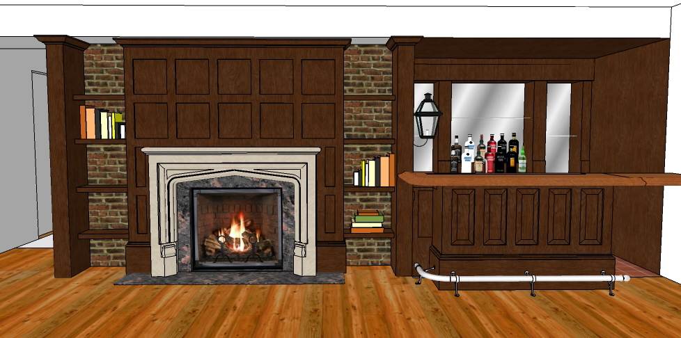 new construction fire appliance sketch